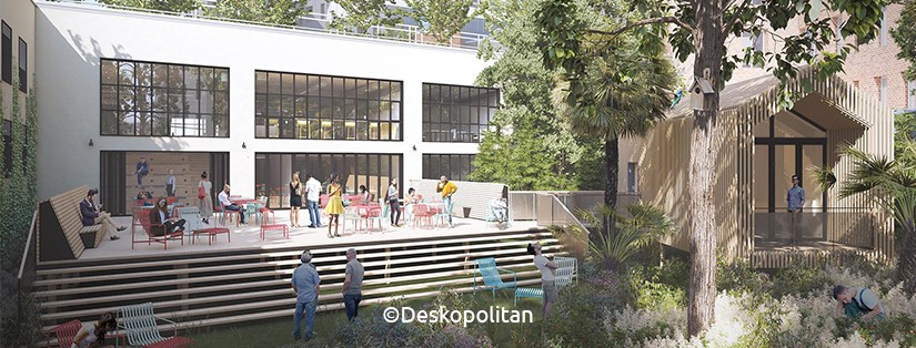 A venir à Montparnasse : le coworking végétal par Deskopolitan