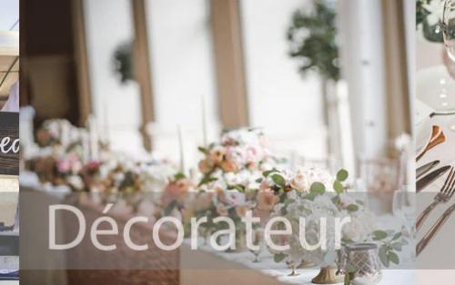 Un décorateur pour votre mariage | 1001 salles