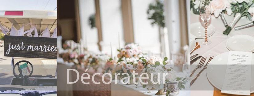 Un décorateur pour votre mariage | 1001 salles