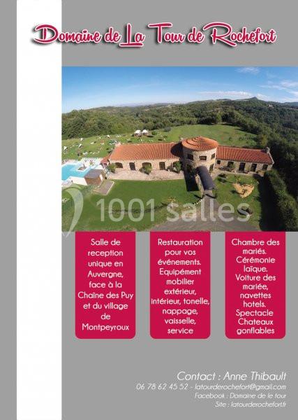 Location salle Issoire (Puy-de-Dôme) - Domaine De La Tour De Rochefort #2