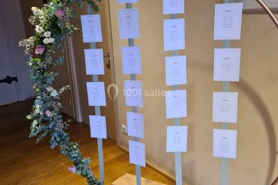 Miniature Location salle Saint-Didier-sur-Beaujeu (Rhône) - Domaine de la Croix Rochefort #79 Intérieur d'un entrepôt vide avec des places de stationnement réservées aux personnes handicapées au premier plan.