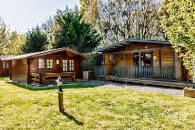 Deux balais déguisés en mariés avec robe et costume, posés devant une tente blanche et un cadre décoratif.