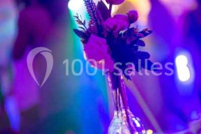 Chemin de campagne bordé de poteaux électriques et clôtures, traversant un paysage rural sous un ciel sombre.