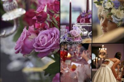 Paysages naturels avec lac entouré de forêts, sentiers boisés et ponton au bord de l'eau sous un ciel partiellement nuageux.