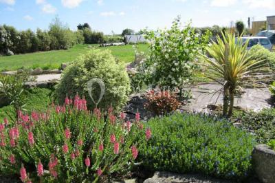 Salle lumineuse avec plafond en bois, grandes baies vitrées, carrelage au sol et chariots de rangement sur roulettes.