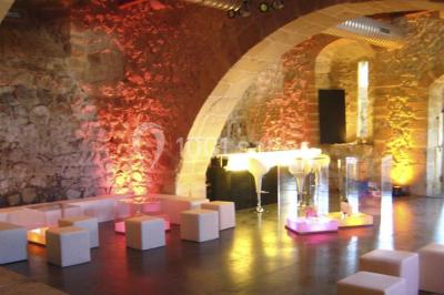 Un grand groupe de personnes en t-shirts verts pose joyeusement devant des véhicules stationnés en extérieur.