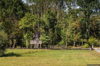 Véranda lumineuse avec murs en briques, grandes baies vitrées noires et vue sur un jardin verdoyant.