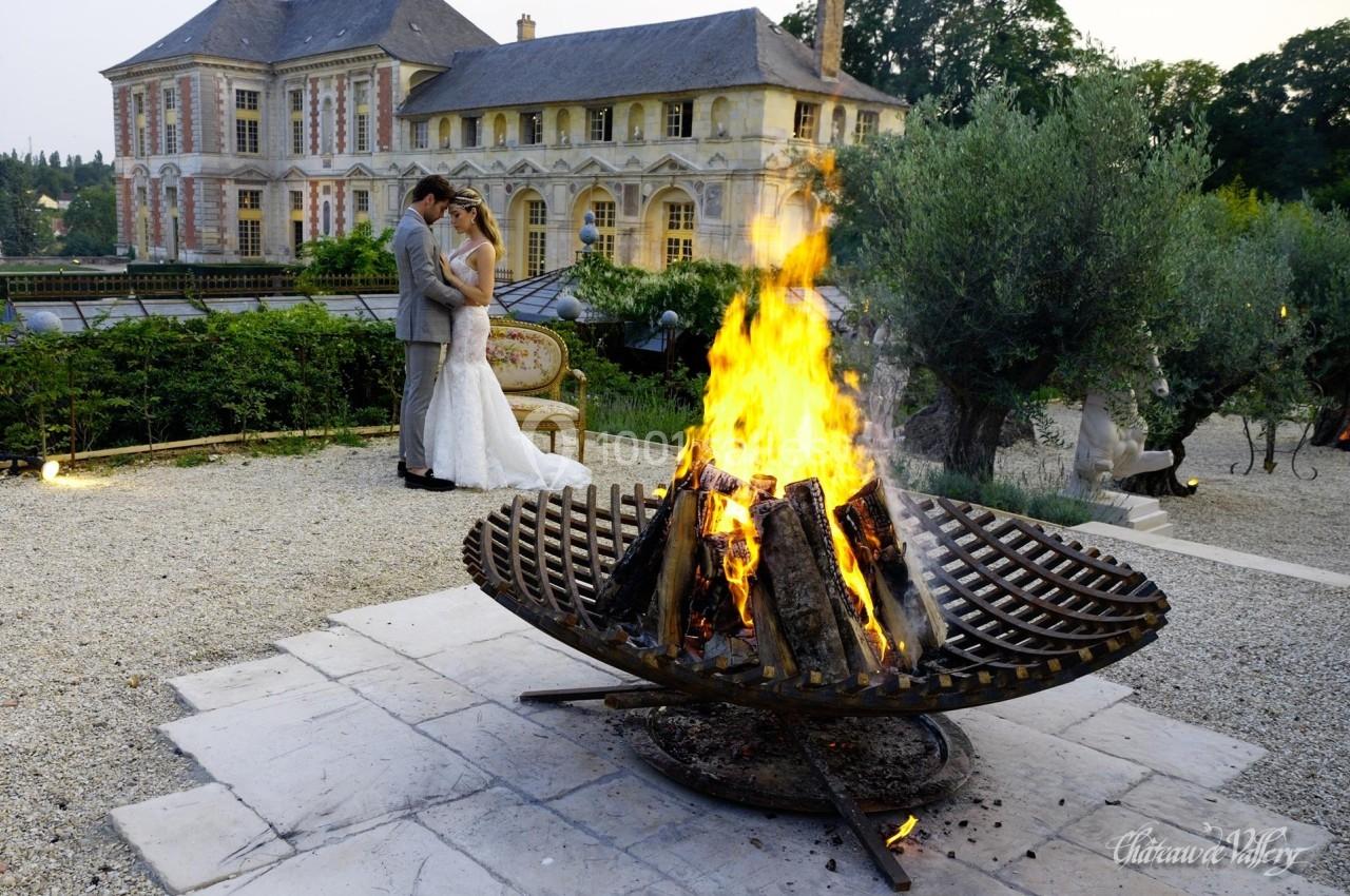 Brasero dans les Jardins Suspendus