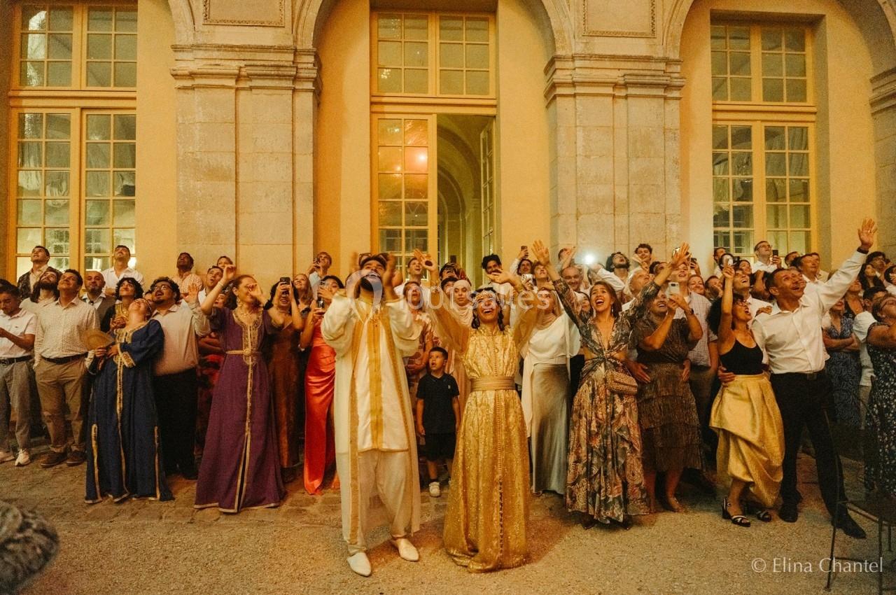 Lors d'un feu d'artifice