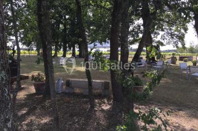 Bouteille de vin rouge dans une caisse en bois ouverte, posée contre un mur en pierre.