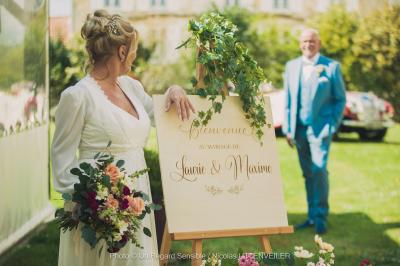 Véranda et jardin installés pour une cérémonie, La Croisée des Possibles
