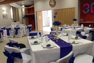 Véranda et jardin installés pour une cérémonie, La Croisée des Possibles