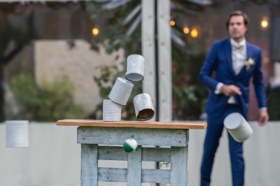 Miniature Le dégomme-tout de La Croisée des Possibles Véranda et jardin installés pour une cérémonie, La Croisée des Possibles