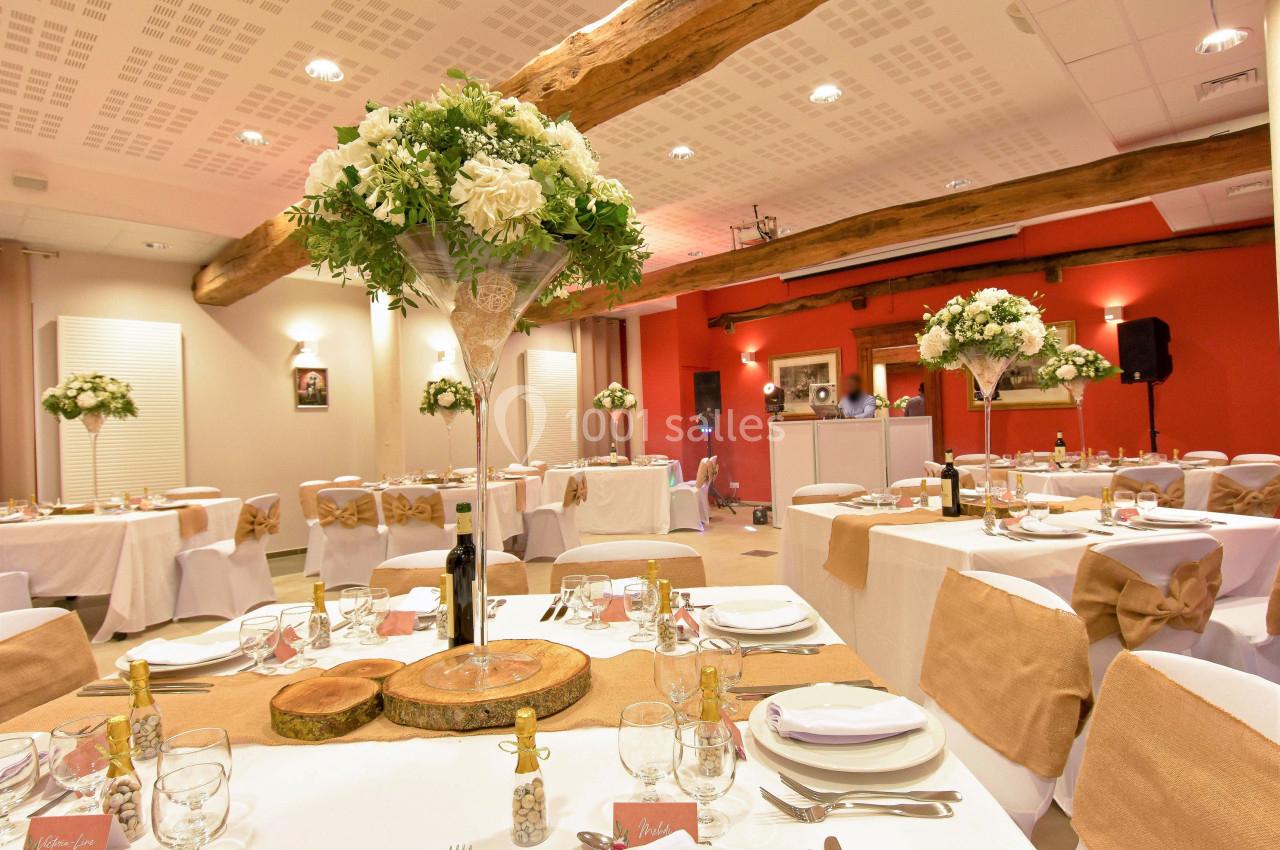 Mariage salle installée par La Croisée des Possibles Oise