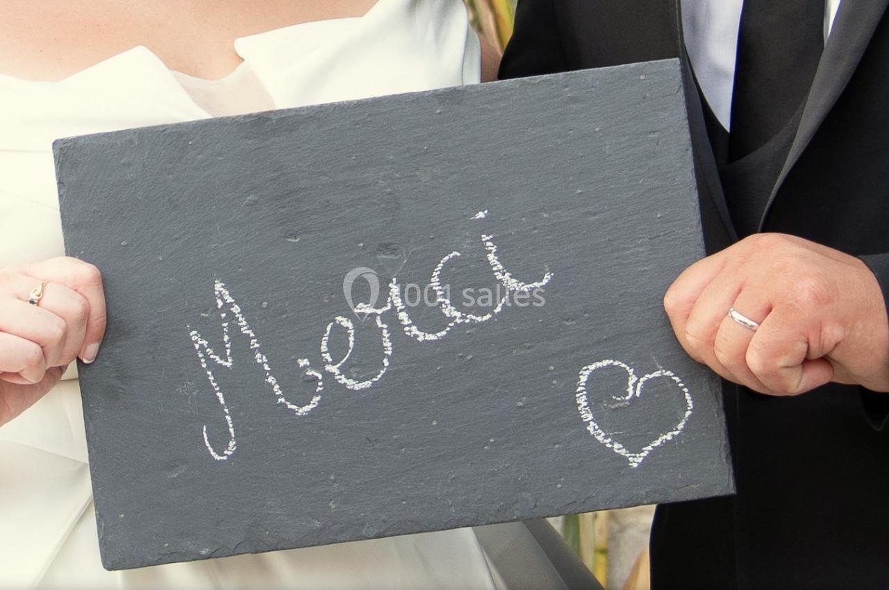 Remerciements de nos mariés de septembre 2021 La Croisée des Possibles Oise