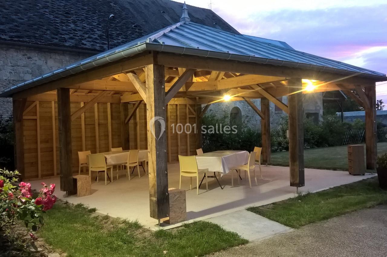 Véranda non installée de novembre à mars à La Croisée des Possibles Oise