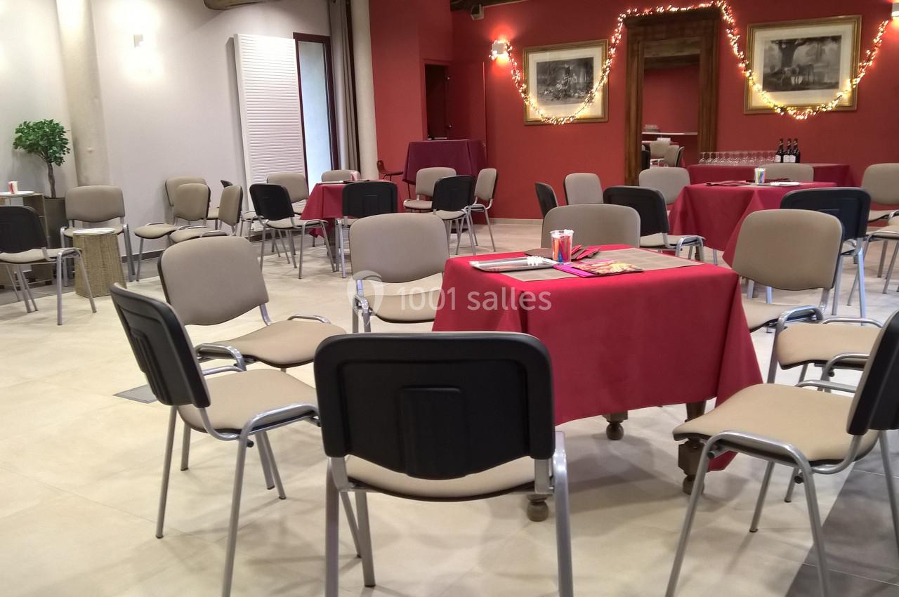 Salle aménagée Cocktail assis Possibles Ateliers de codéveloppement 