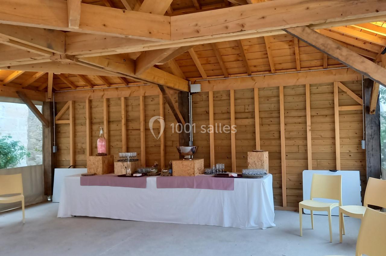 Véranda pour cocktail à La Croisée des Possibles Crépy-en-Valois Oise