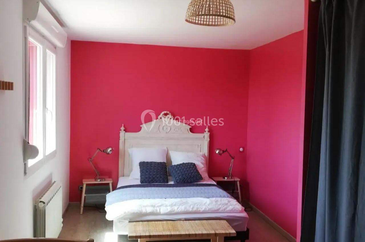 Chambre Fushia Gîte 