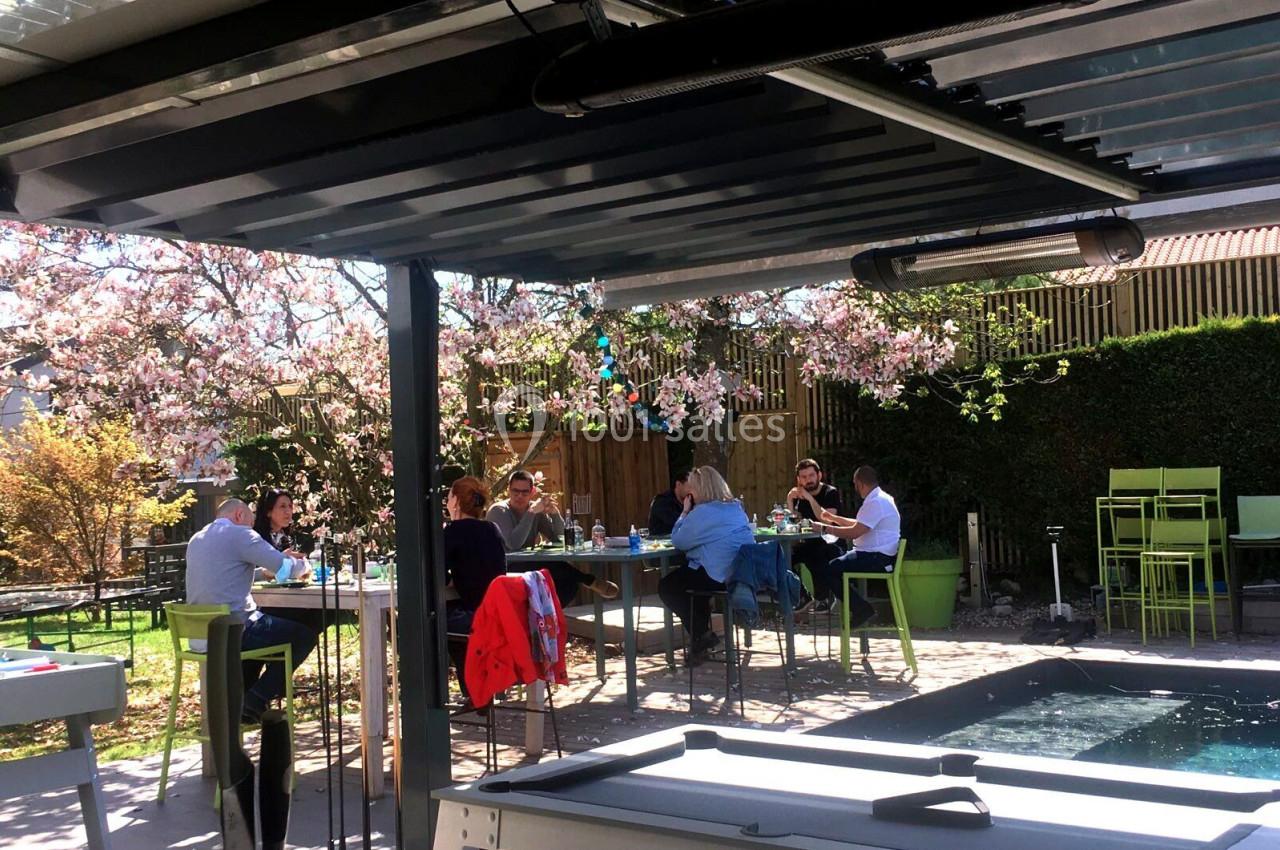 Un déjeuner en exterieur