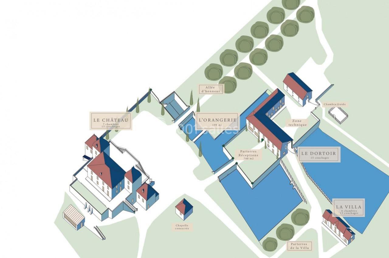 Location salle Campet-et-Lamolère (Landes) - Château de Campet #35