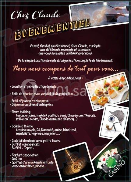 Location salle Paris 1 (Paris) - Restaurant Chez Claude #20