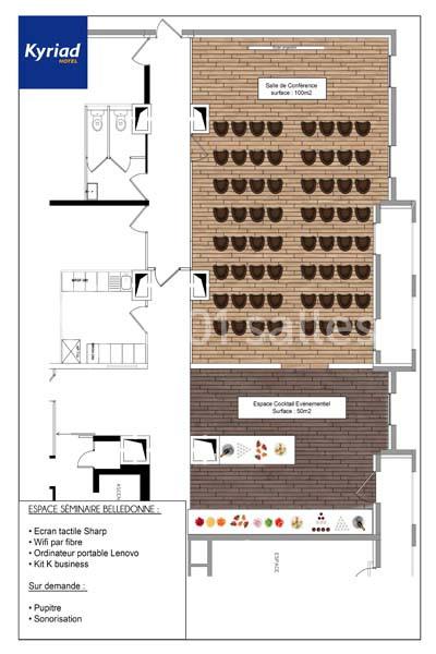 Location salle Chambéry (Savoie) - Hôtel Kyriad Chambéry Centre #16