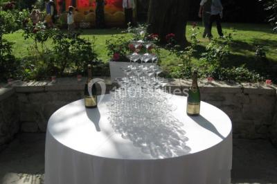 Assiette de noix de Saint-Jacques poêlées, accompagnées de légumes, agrumes et herbes fraîches sur un fond flou.