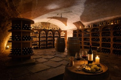 Tranche d'ananas grillée sur un biscuit, garnie de glace vanille, zestes de citron et piments rouges décoratifs.