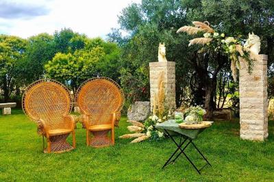 Texte ’Jean Loup’ écrit en calligraphie brune sur fond beige, accompagné de deux empreintes de mains.