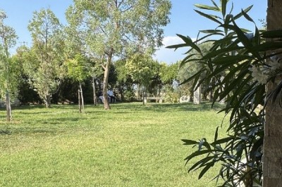 Texte ’Jean Loup’ écrit en calligraphie brune sur fond beige, accompagné de deux empreintes de mains.