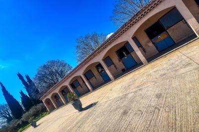 Assortiment de fromages et saumon fumé sur une table avec une bouteille de vin rouge, verres et cheminée en arrière-plan.