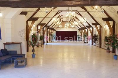 Plan illustré du Château de Jallanges et de ses jardins Renaissance avec numéros correspondant aux lieux décrits.