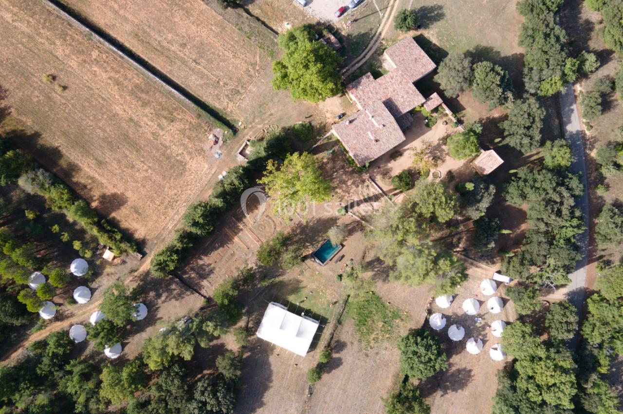 Vue aérienne du Domaine - Mariage