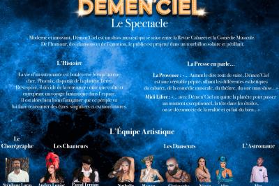 Brochure promotionnelle pour un domaine événementiel avec informations de contact, services proposés et visuels associés.