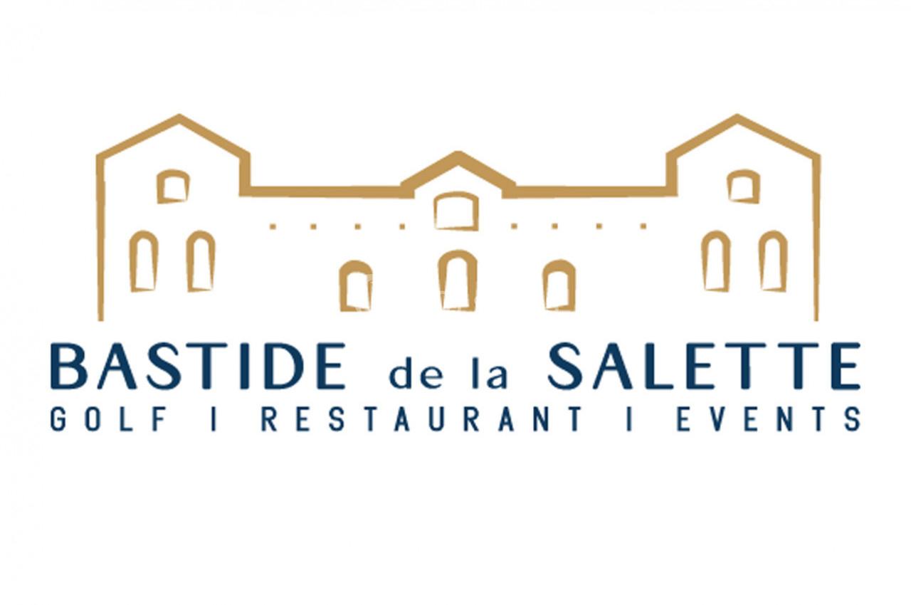 Illustration du logo de la Bastide de la Salette avec un dessin stylisé du bâtiment et le texte descriptif en dessous.