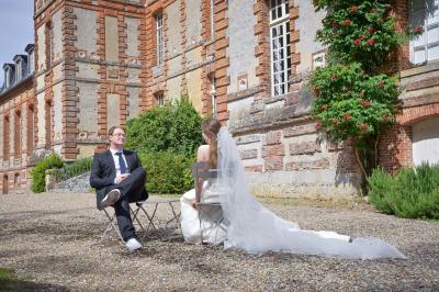 Miniature Location salle Lyons-la-Forêt (Eure) - Château de Fleury La Foret #9 Chambre verte (2 pers)