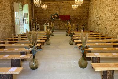 Miniature grande salle cocktail ou salle de cérémonie laïque Chambre verte (2 pers)