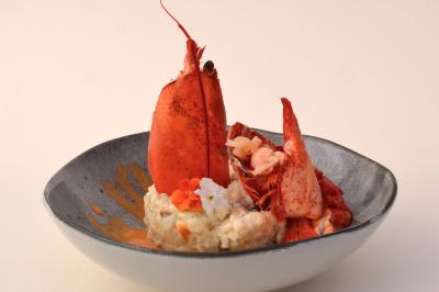 Allée décorée pour une cérémonie en plein air, entourée d'arbres, avec chaises en bois et rubans suspendus.