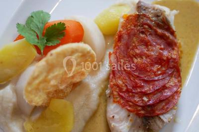 Bol de farine, fouet métallique, citrons, zesteur, beurre et noisettes posés sur une planche en bois.