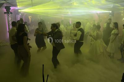 Logo avec le texte ’LDGSON’ en noir, accompagné d'une flèche violette orientée vers la droite.