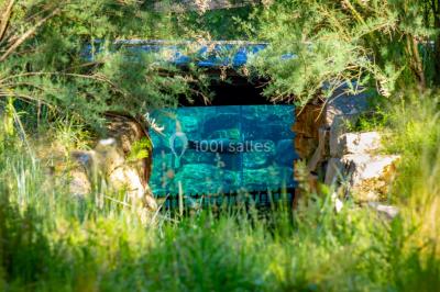 Logo du parc animalier et botanique de Branféré, avec une illustration stylisée de girafe et du texte associé.