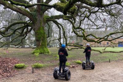 Logo du parc animalier et botanique de Branféré, avec une illustration stylisée de girafe et du texte associé.