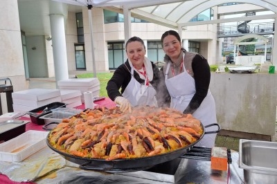 Plateaux de bouchées apéritives variées comprenant canapés, roulés, mini-brochettes et tartines décorées.