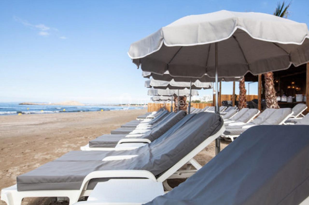 Détente sur notre plage privée