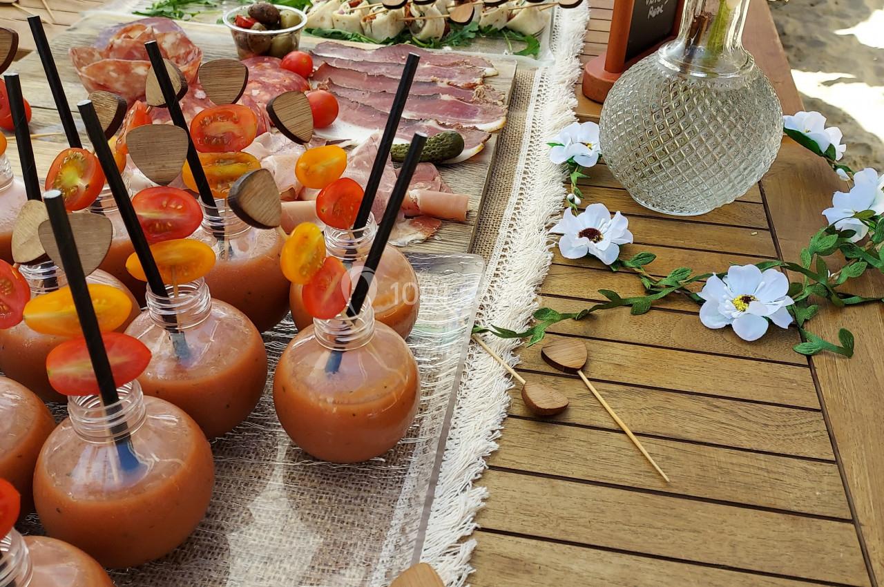 Plage privée - Cocktail déjeunatoire/dinatoire