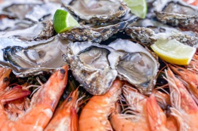 Fauteuils en rotin avec coussins blancs disposés dans un cadre naturel entouré d'arbres et de végétation.