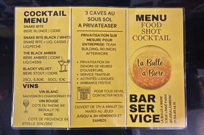 Location salle Paris 5 (Paris) - La Bulle à Bière #29