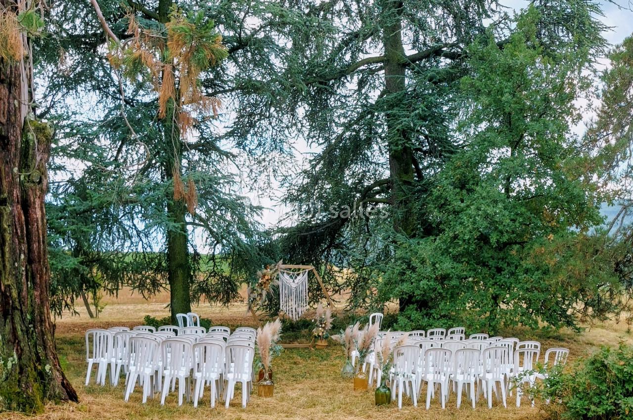 espace cosy pour cérémonie laique