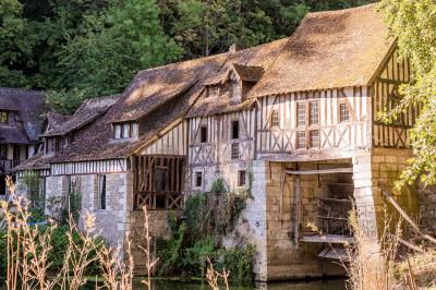 Table de ping-pong dans une pièce lumineuse avec canapé, fauteuil, décorations murales et fenêtres donnant sur la verdure.